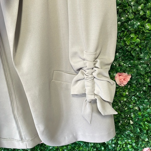 Grey Business Blazer-Cardigan - Picture 4 of 7